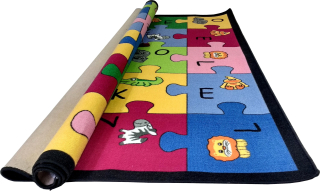 Koberec do detskej izby - Koberec Big Vzdelávacie Mat Puzzle 200x200cm