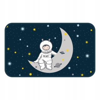 Koberec do detskej izby - Koberec Cotton Cartoon Astronaut Kosmos 45x75