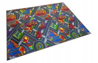 Koberec do detskej izby - Carpet Cars Cars Auta Butterfly Road 100x150