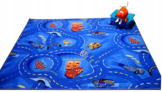 Koberec do detskej izby - Kobercové deti Disney Cars Road Cars 250x400 Farby