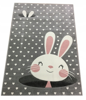 Koberec do detskej izby - Detský koberec inteligentné deti Bunny 140x190 pop