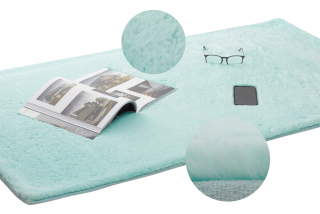 Koberec do detskej izby - Koberec Rabbit Fur 200x300 Mint pre deti 2x3