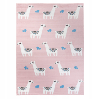 Koberec do detskej izby - Koberec Pinky 180x250 Teddy Bear Pink Deti 69P
