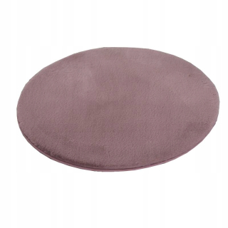 Koberec do detskej izby - Koberec Plush Soft 90cm Dirty Rose Round