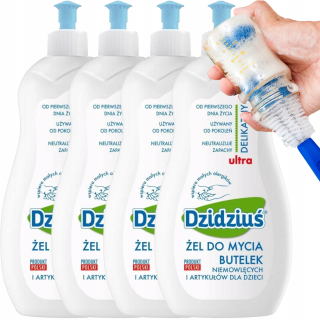DZIDZIUŚ Gél na čistenie fliaš a cumlíkov 500 ml