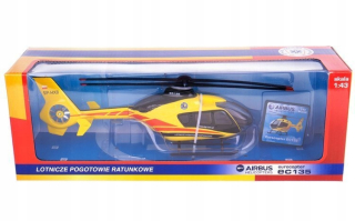 Lietadlo pre deti - Helikoptéra záchranných vozidiel Daffi LPR EC135 1:43