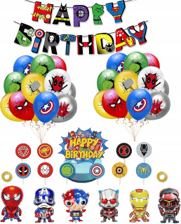 Balóny na párty - Narodeniny dekorácie pre deti Marvel Avengers XL