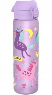 Ion8 fľaša I8RF500PPUNIC jednorožce 500 ml fialová