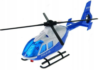 Helikoptéra - Policajný vrtuľník Dickie 36 cm pohyblivé krídla