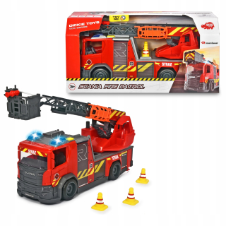 Hasičské auto - Dickie Hasičské Ladder Scania Light Sound