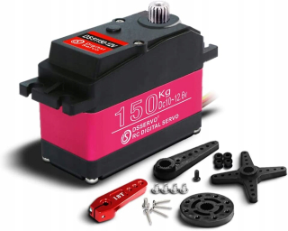 RC diel - Digitálny DS51150 12V 150KG 180 stupňový servomotor