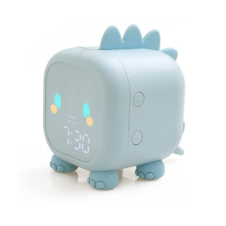 Hodiny do detskej izby - Dinosaur nočné svetlo, elektronické hodiny, budík