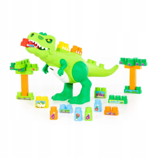 Stavebnica - Dinosaur bloky 30 el. Wader Polesie 67807