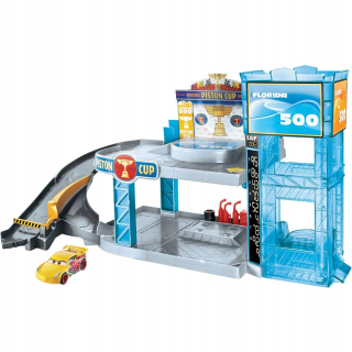 Dráha pre deti, stavebnica - Disney Pixar Autá Florida 500 Racing Garage Z
