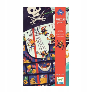 Djeco: Gigant Pirate Pirate Puzzle 4+ 36 EL. 7129