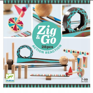 Djeco: Zig & Go stavebnica 28 ks. 5640