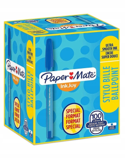 Tradičné modré guľôčkové pero Paper Mate