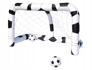 Nafukovacia futbalová bránka + lopty Bestw