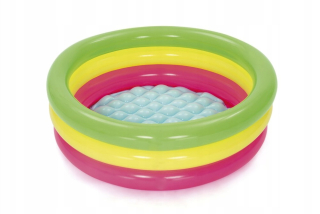 Nafukovacie dúhové umývadlo 70 cm x 24 cm bestway