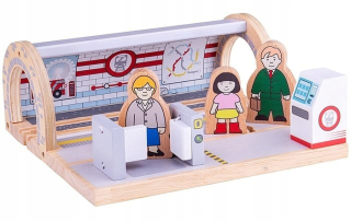 Dráha pre deti, stavebnica - Dodatok k podzemnému frontu Peron Bigjigs Rail