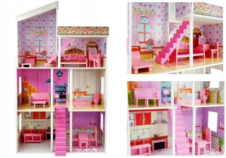 Chata Doll drevená Villa Klaudia dvoch podlažiach
