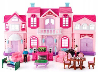 Domček pre bábiky -
Dollhouse My Sweet Home, bábiky, Mebelki