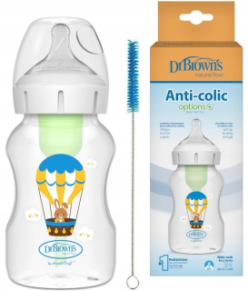 DR. HNEDÁ FĽAŠA 330ML MOŽNOSTI+ S cumlíkom KRÁLIEK S BALÓNMI