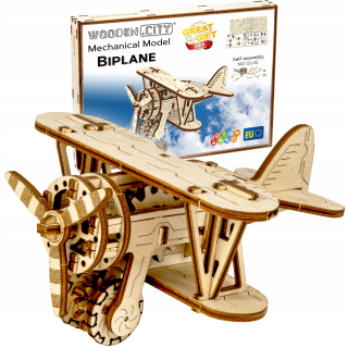 3D puzzle lietadlo - Dvojplošník