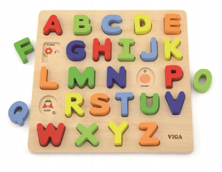 Drevená veľkými písmenami Letters Puzzle Puzzle