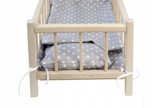 Postieľka pre bábiku - 
 Drevená bábika COT CRATLE COPLON KONIK