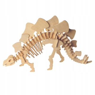 Drevené 3D puzzle Dinosaur Big Stegosaurus