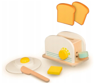 Detské spotrebiče -  Drevený toaster a príslušenstvo Mini Matters