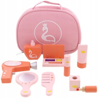 Drevená Kit toiletrice vlasov Mini veciach