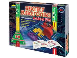 Stavebnica pre deti - Dromader tajomstvo elektronike 80 + FM rádio