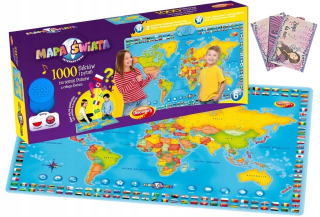 Politická mapa Mapa sveta Dumel DD60853 30 cm x 65 cm