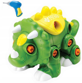 Stavebnica pre deti -  Dumel valcovaný Dino Dinosaurus na toring Green