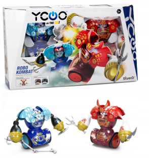 Auto na diaľkové ovládanie - Dumel Silverlit Robo Kombat 2 Dva roboti boja