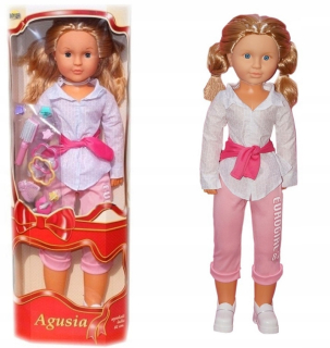 Bábika - Veľké Doll Agusia 82cm Walking + príslušenstvo 6139