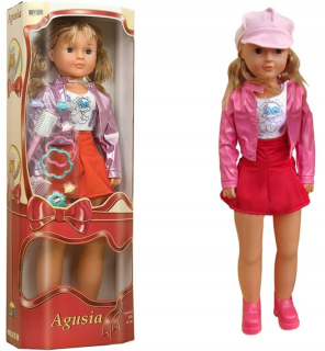 Bábika - Veľká bábňa Agusia 82cm + Príslušenstvo na vlasy