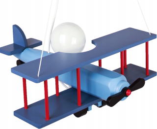 Luster do detskej izby - Veľký Stropné Detská Lamp Lietadlo Modrá