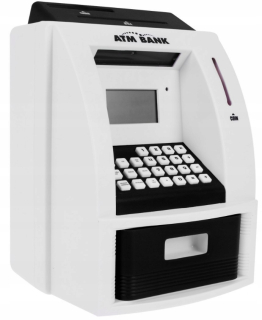 Pokladnička pre deti - Veľký Piggy Bank ATM pre poľské Money Card