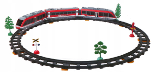 Dráha pre deti, stavebnica - Riadený je veľký, 176 cm dlhý vlak rýchly ako pendolino
