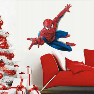 Detské samolepky na stenu - 3D veľký nástenné Samolepka Spiderman XXL