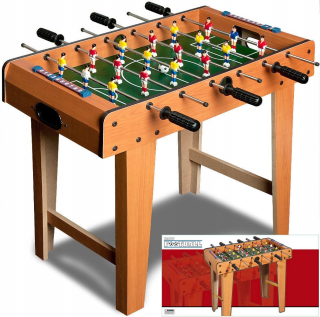 Veľký stolný futbal drevo 69x37cm 18 futbalista