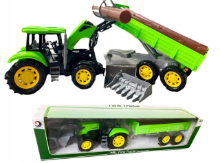 Traktor - Veľká 81cm Ťahač a Wood Bale 1023