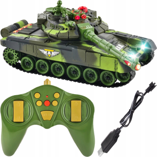 Auto na diaľkové ovládanie - Big Diaľkovo ovládané Tank Tank 9993 Bitka
