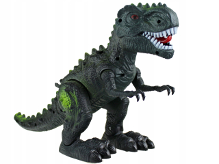 Veľký dinosaurus Tyrannosaurus chôdzu revúcim