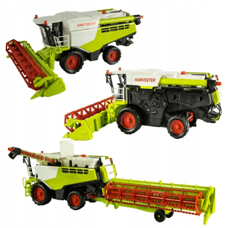 Traktor - Veľký kombajn. Pohyblivými časťami. Traktor