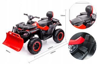 Štvorkolka Ramiz PA.S615.CR XT-Speed czerwony