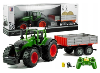 Veľký diaľkovo ovládaný TRAKTOR S PRÍVESOM